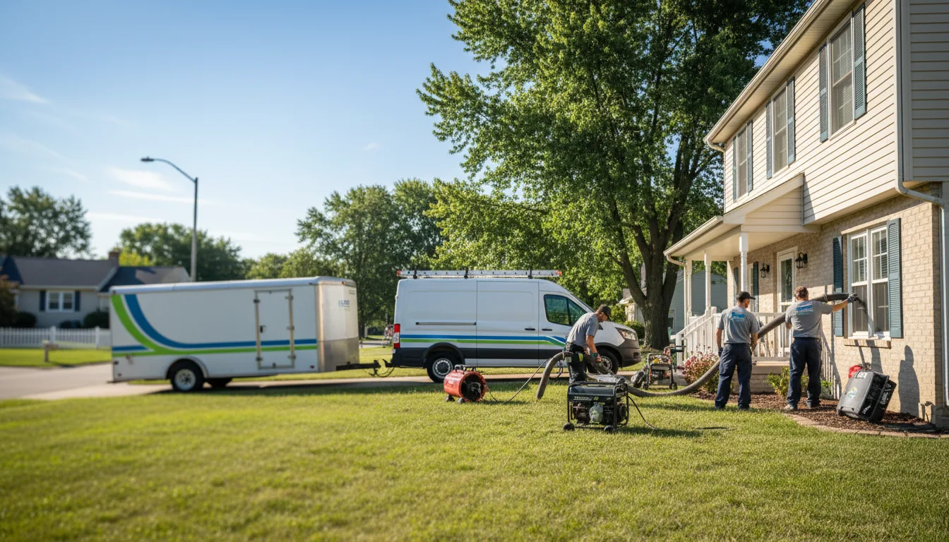 Flooded Basement Restoration And Cleanup With Repair in Peculiar, MO near me